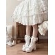 Sheep Puff Love Lace Vintage Short Boots(Limited Pre-Order/4 Colours/Full Payment Without Shipping)